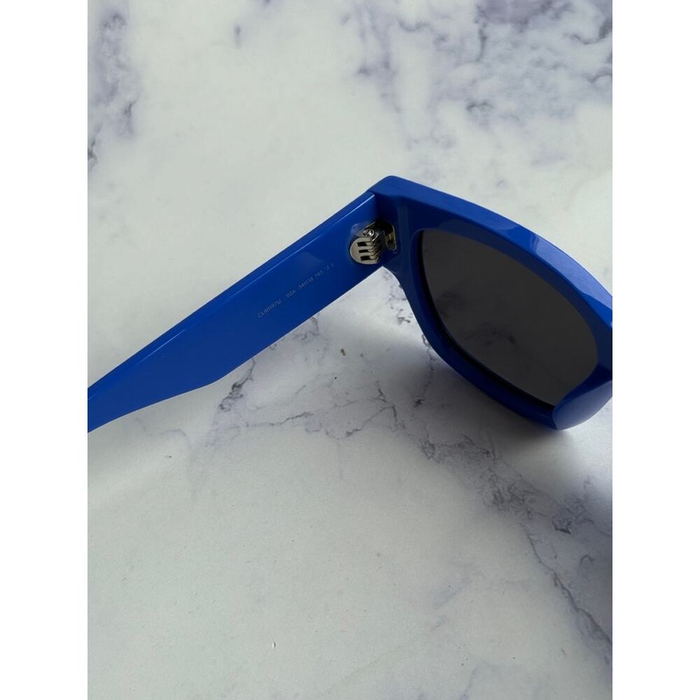 NEW Celine CL40197U Cat Eye Blue Logo Sunglasses - Picture 5 of 5